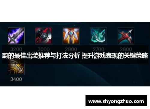 蔚的最佳出装推荐与打法分析 提升游戏表现的关键策略